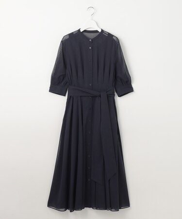 【洗える】シアー ドレス