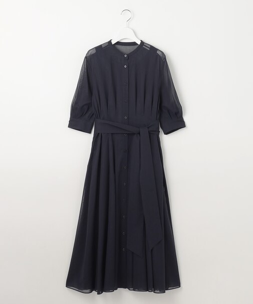 【洗える】シアー ドレス