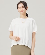 【接触冷感・UVカット・吸水速乾・抗菌防臭・洗える】ハイカウントフォルム Tシャツ