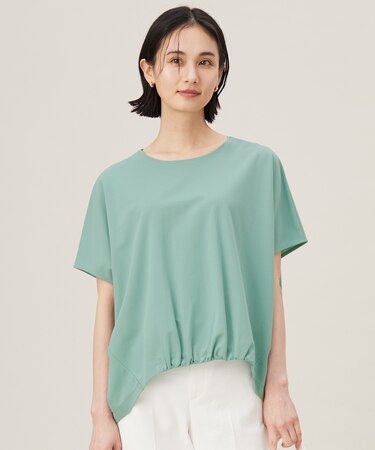 【接触冷感・UVカット・吸水速乾・抗菌防臭・洗える】ハイカウントフォルム Tシャツ