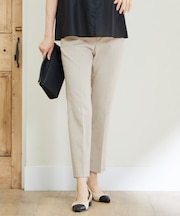 【接触冷感・UVカット・吸水速乾・洗える】シェルタリングテーパード パンツ