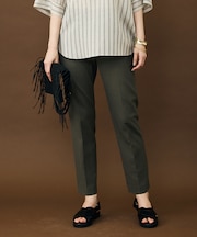 【SHIHOさん着用・昨年大好評・新色追加・後ろウエストゴム】シェルタリングテーパード パンツ