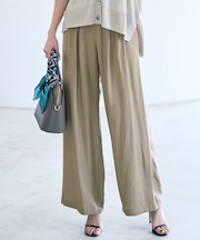 【SHIHOさん着用・ご好評アイテム・新色追加・セットアップ対応】エアリーツイルワイド パンツ