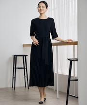 シフォンプリーツ ワンピース