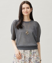 【カタログ掲載・洗える】ブライトシアープルオーバー ニット