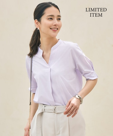 【WEB限定・洗える】サッカージャージー カットソー