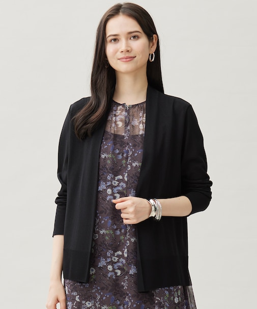 【接触冷感・UVケア・洗える】ファンクショナル カーディガン