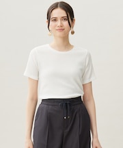 【洗える】シャーリングジャージー Tシャツ