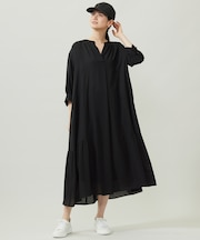 【カタログ掲載・洗える】ソフトシルクビエラ ワンピース