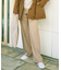 【カタログ掲載・洗える】TRギャバストレート パンツ
