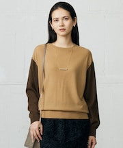 【カタログ掲載・洗える】ファインウールカシミヤクルーネック ニット