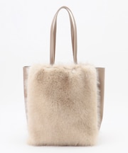 【カタログ掲載】ファーコンビ トートバッグ