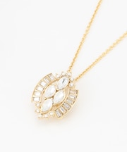 ビジューブローチ ネックレス