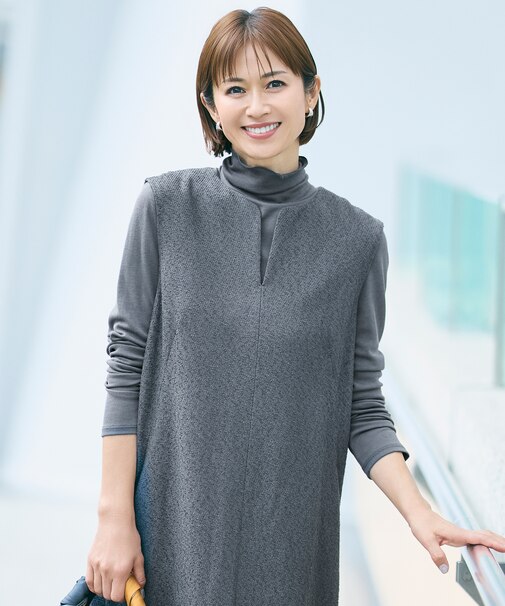 【SHIHOさん着用】シアーツイストインナー トップス