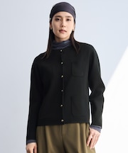 【洗える】レーヨンストレッチ カーディガン