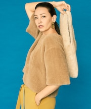 【カタログ掲載】シェニールボンディング ニット