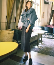 【SHIHOさん着用・洗える】ソフトコーデュロイ スカート