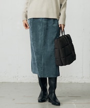 【SHIHOさん着用・洗える】ソフトコーデュロイ スカート