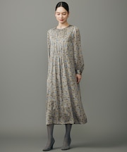 【洗える】マルチポルカドットプリント ワンピース