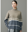 【洗える】ウールカシミヤブレンドハイネック ニット