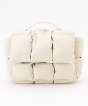 【カタログ掲載】パディングPU2WAYクラッチ バッグ