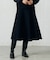 【カタログ掲載・洗える】ウールミラノニットフレア スカート