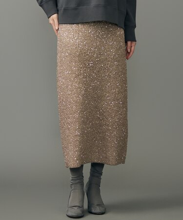 【カタログ掲載】スパンコールストレッチ スカート