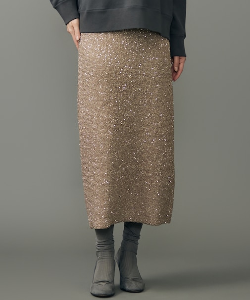 【カタログ掲載】スパンコールストレッチ スカート