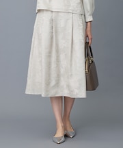 【セットアップ対応】フラワーオパールプリント スカート