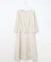 フラワーオパールプリント ワンピース