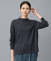 【SHIHOさん着用】ウールハイゲージモックネック ニット