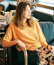 【SHIHOさん着用】ウールハイゲージモックネック ニット