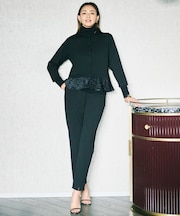 【SHIHOさん着用】ジョーゼットニット パンツ