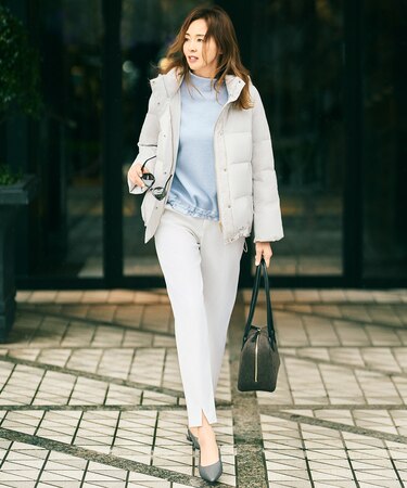 【SHIHOさん着用】ジョーゼットニット パンツ