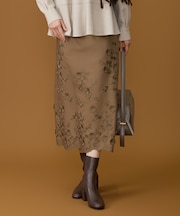 【SHIHOさん着用】エンブロイダリー スカート