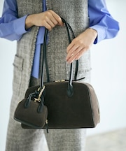 【SHIHOさん着用】スエードライクボストン バッグ