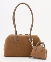 【SHIHOさん着用】スエードライクボストン バッグ