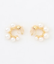 【カタログ掲載】パールサークル イヤリング