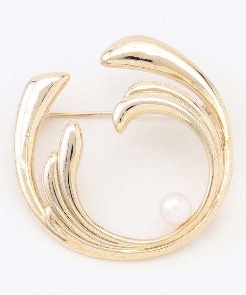 【カタログ掲載】アコヤパールサークル ブローチ