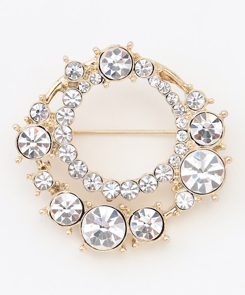 プレシオサラウンド ブローチ