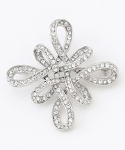 【カタログ掲載】ビジューカーブ ブローチ