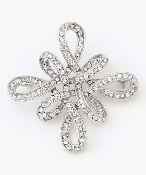 【カタログ掲載】ビジューカーブ ブローチ