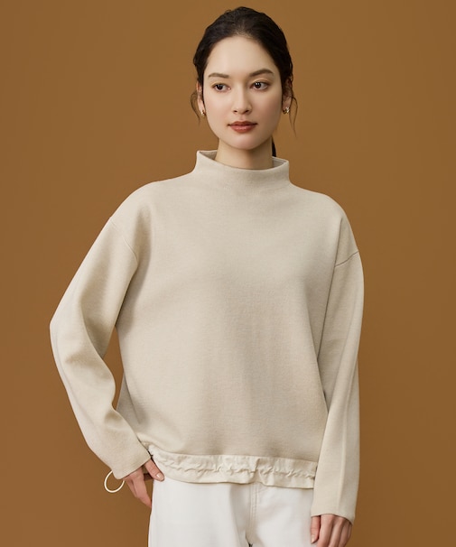 【SHIHOさん着用】スムージードローコード ニット