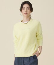 ブークレミックスツイード ニット