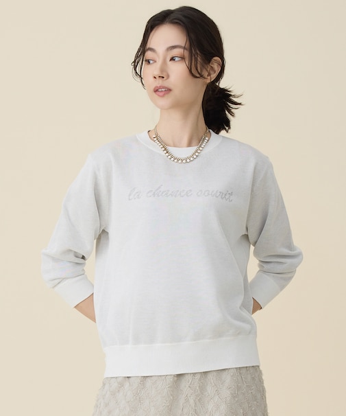 グラフィックジャカード ニット