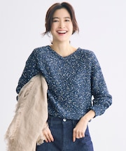 ラメノットスパングル ニット