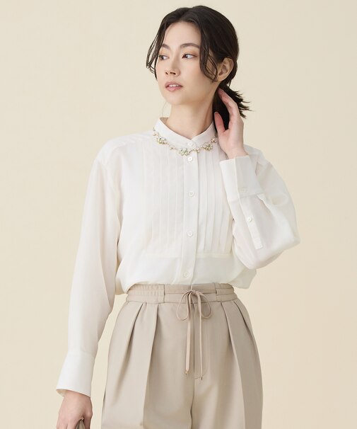 シアー ブラウス