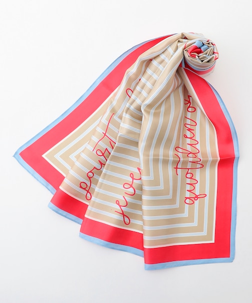 ストライプレター スカーフ