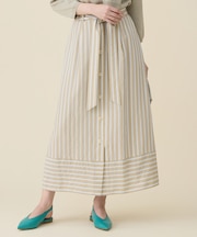 ビスコースナイロンドビーストライプ スカート