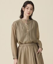 エアリーローンプレーン ブラウス